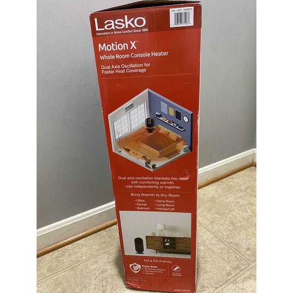 Lasko Motion X Whole Room Console Heater(Oscillating, Ready-for-Use, Adjustable) - Picture 2 of 3